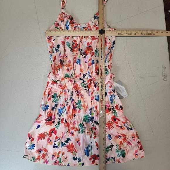 NSR‎ Women's Teddi Floral Blouson Strappy Dress In Multi Size M NWT - Picture 10 of 12